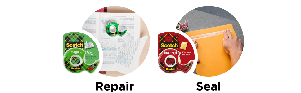 Scotch Magic Tape, Invisible, Home Office Supplies and Back to School Supplies for College and Classrooms, 24 Rolls
