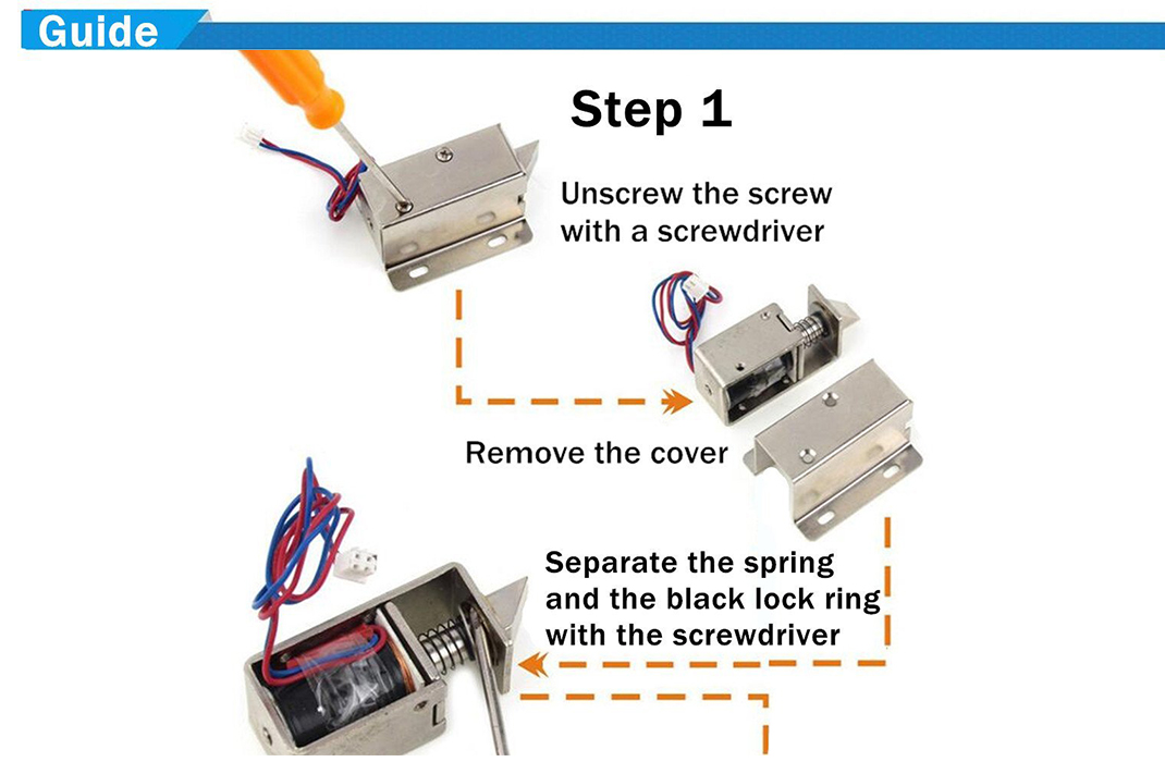 Robocraze 12V Mini Electric Solenoid Lock | Cabinet & Drawer Lock