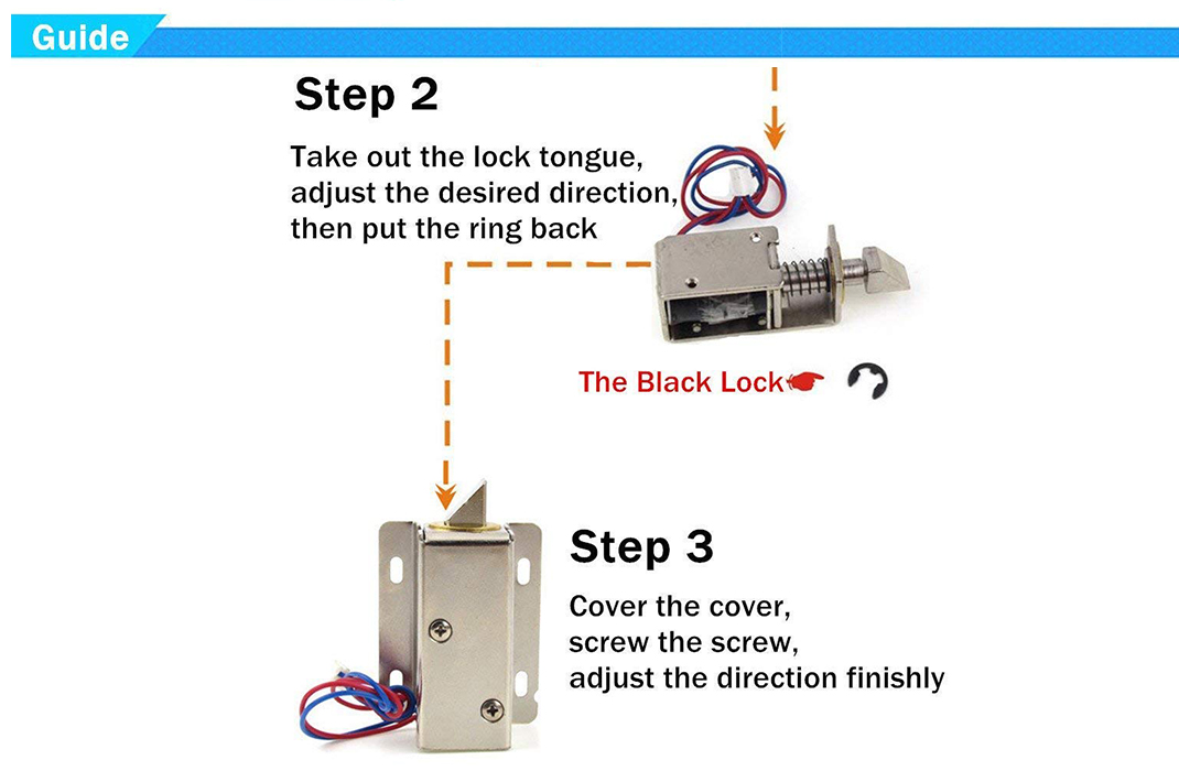 Robocraze 12V Mini Electric Solenoid Lock | Cabinet & Drawer Lock