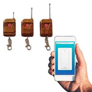 Combo-CN111 Electronic Lock to Operate by Remote & Mobile App for Metal Gate | Metallic Finish | Multi