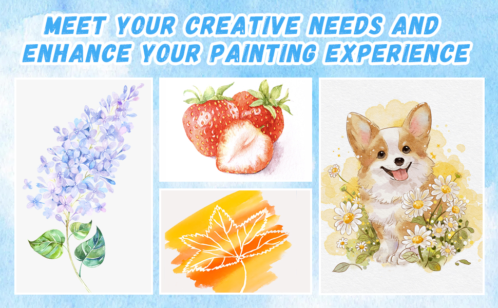 WANJAO White Masking Fluid for Watercolor Painting, Fast Drying Easy Peel