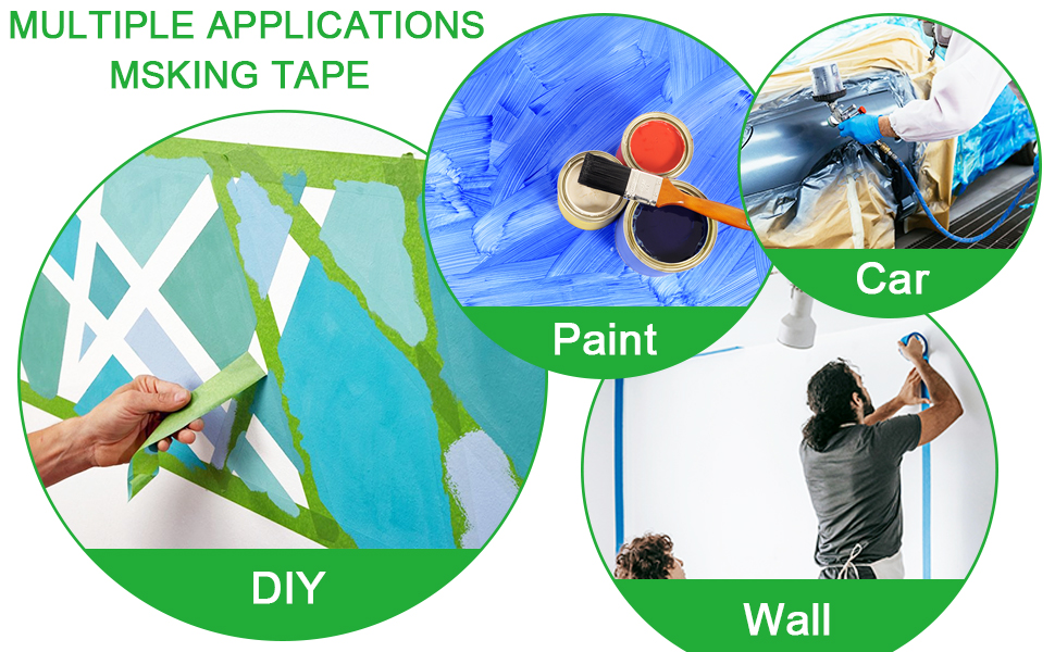 5 Rolls Pinstripe Tape Thin Painters Masking Tape