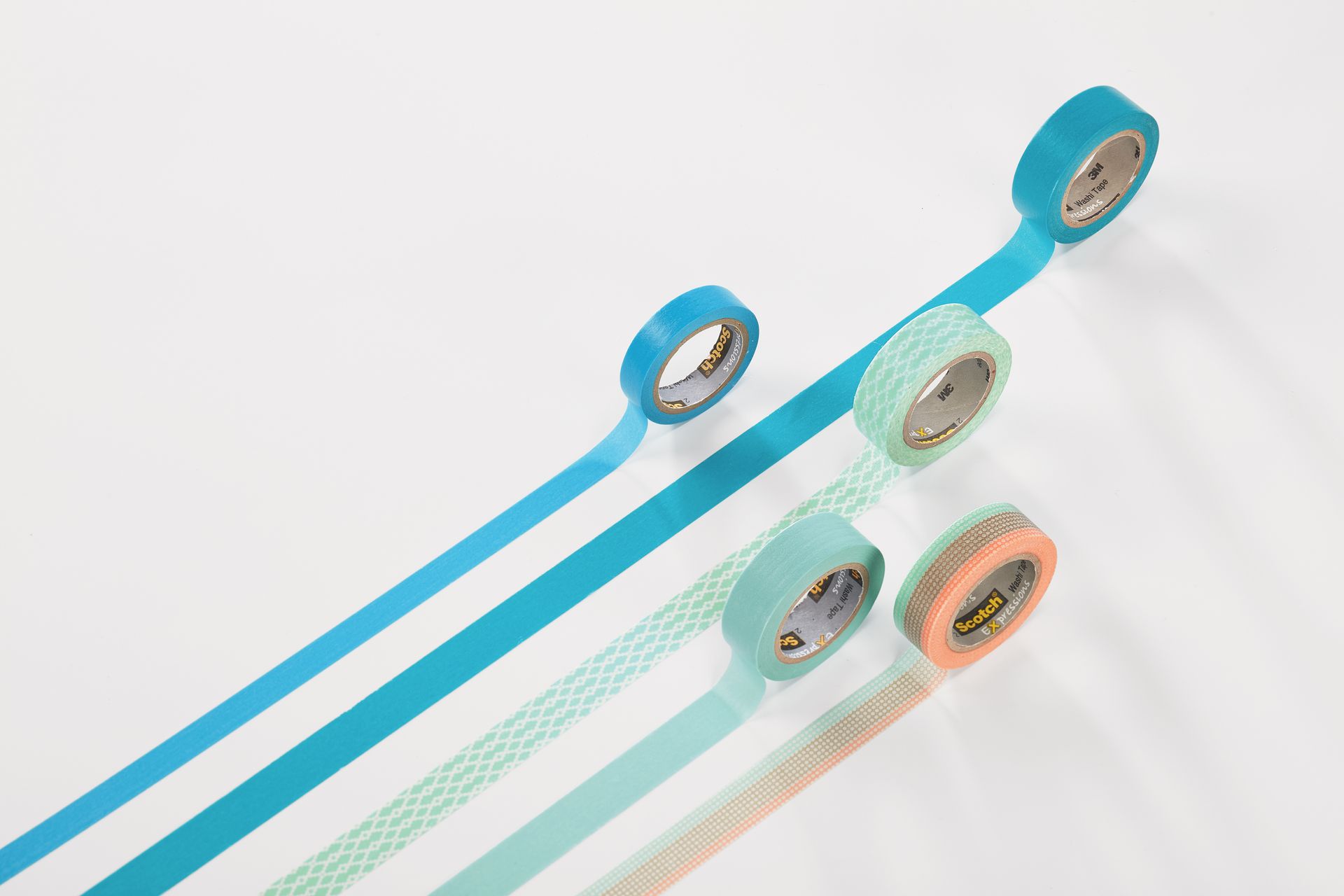 Scotch Expressions Masking Tape, .94 in x 20 yd, Ruler Pattern, 6 Rolls