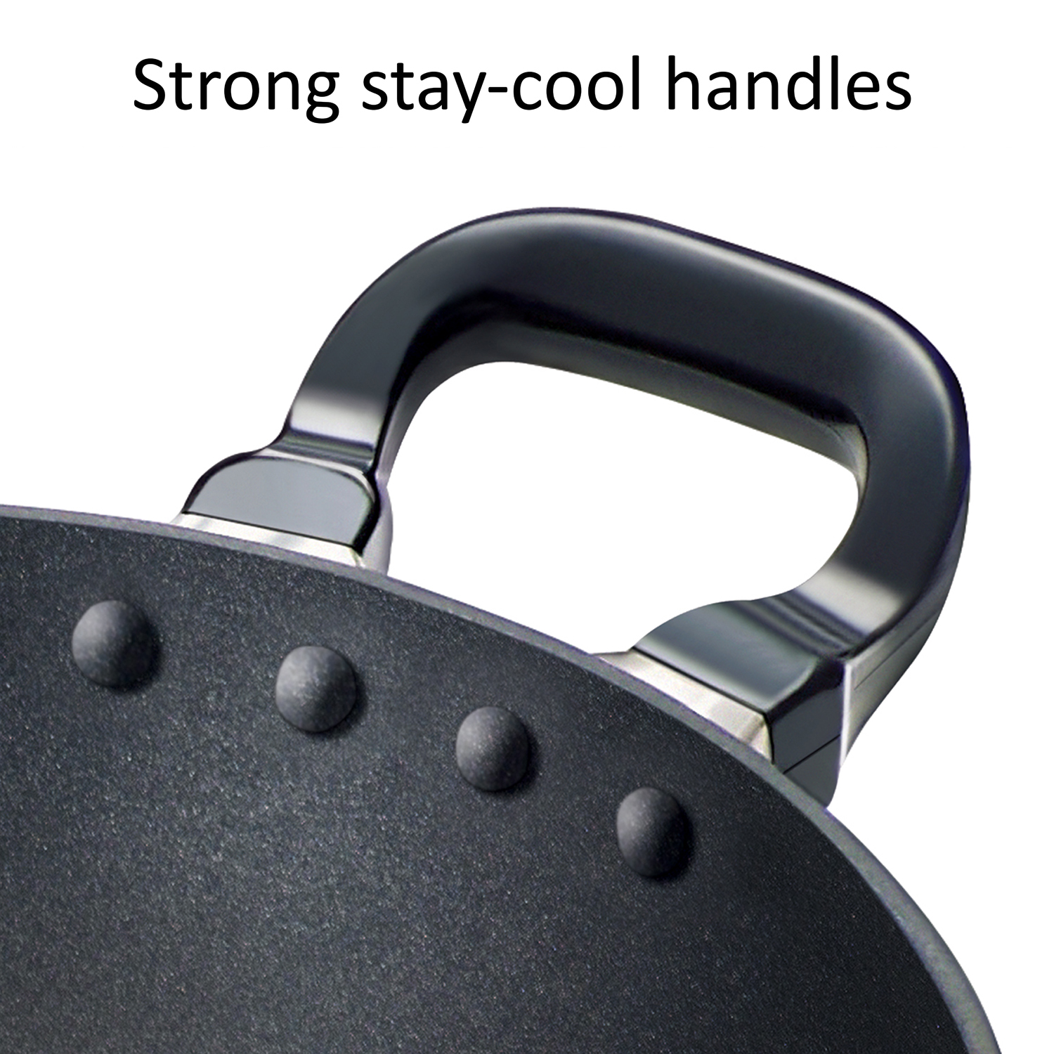 Hawkins Futura 2.5 Litre Deep Fry Pan, Non Stick Kadai with Stainless Steel Lid, Round Bottom Kadhai, Black (NK25S)