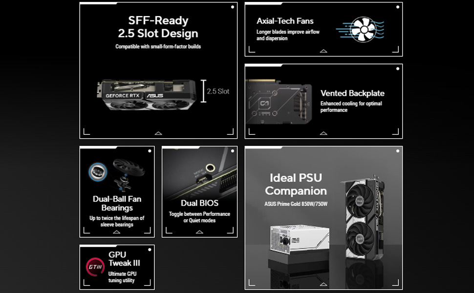 ASUS Dual GeForce RTX 5060 Ti 16GB GDDR7 OC Edition Gaming Graphics Card
