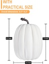 vensovo-2pcs-8-inch-white-plastic-pumpki-2.jpg