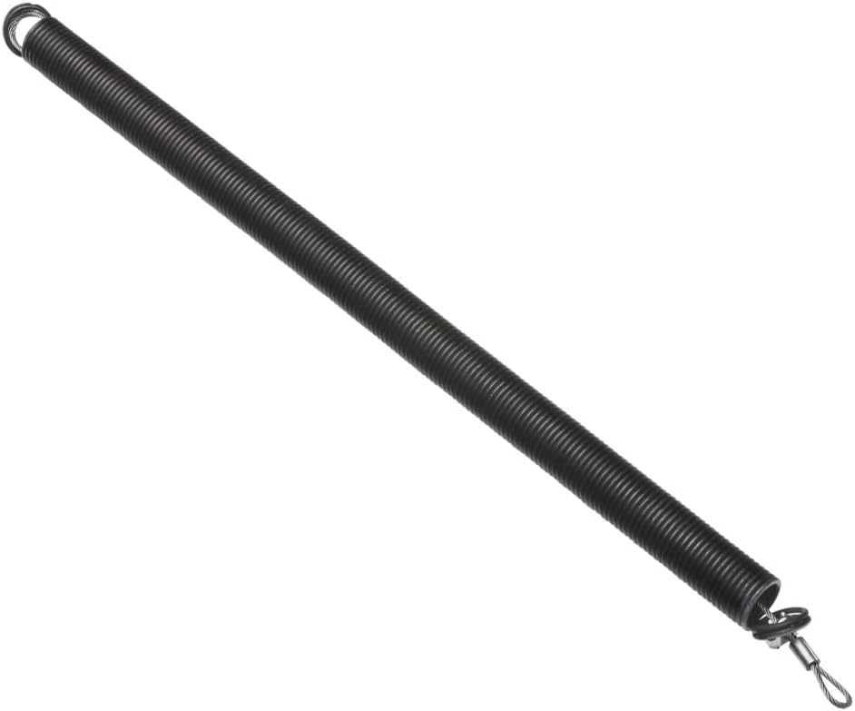 National Hardware 7688 Garage Door Extension Spring with Safety Cable, Black, 25-Inch by 110-Pound