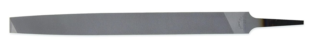Nicholson Mill Hand File, American Pattern, Single Cut, Rectangular, Fine, 8" Length