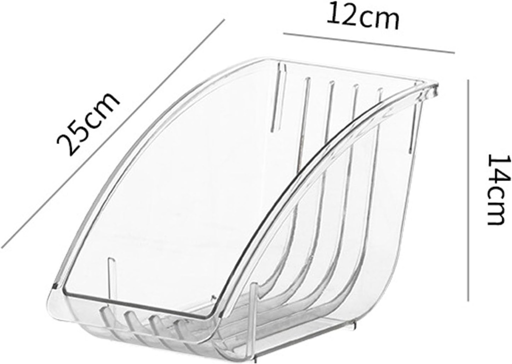 Paper Plate Holder - Dinner Plate Dispenser & Organizer for Kitchen Cabinets