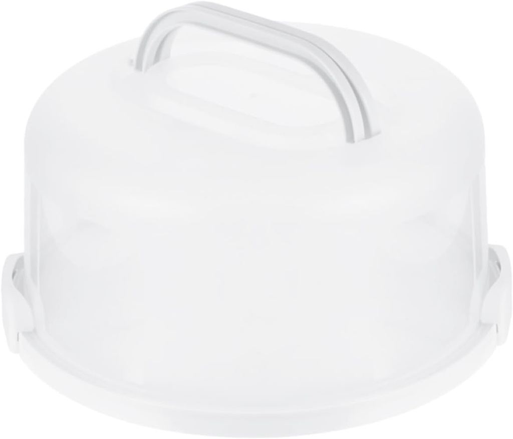 IMIKEYA Handheld Cake Storage Case Lid Reusable Cake Carrier for Birthdays and Events Multi-function Box Sturdy Handles for