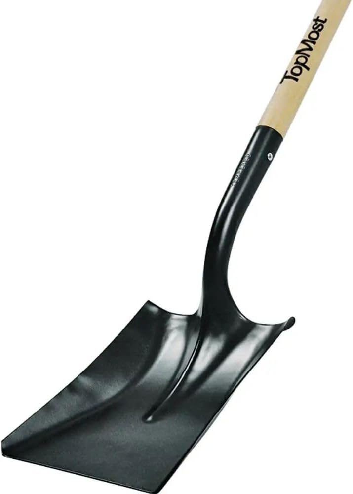 Truper 31174 Tru Built Square Point Shovel, Long Handle, 45-Inch