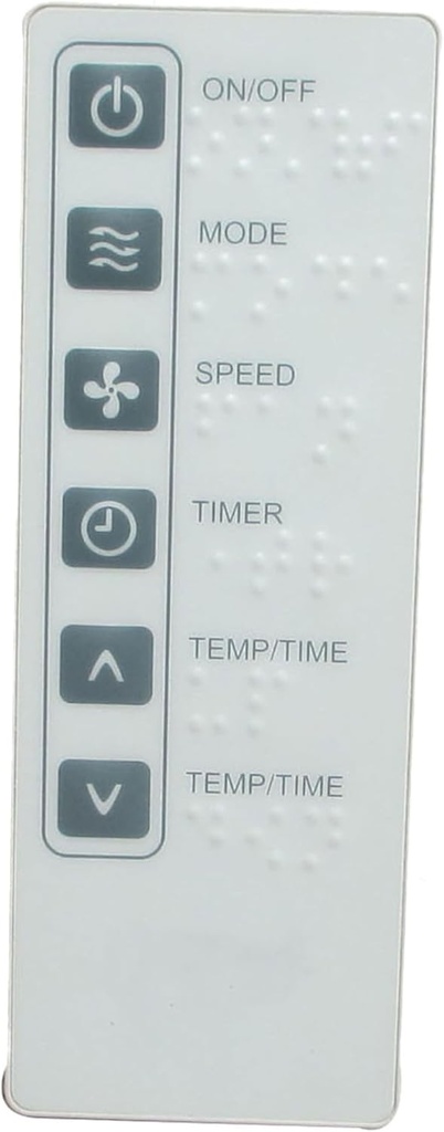 Generic Replacement Remote Control Compatible Compatible for GE APFD05JASW APFD06JASW Portable Room Air Conditioner