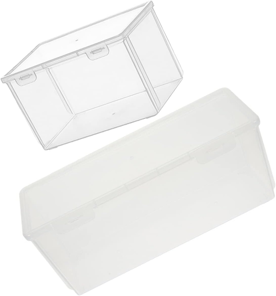 2pcs Bread Crisper Box Kitchen Storage Leakproof Food Containers Bakery Boxes
