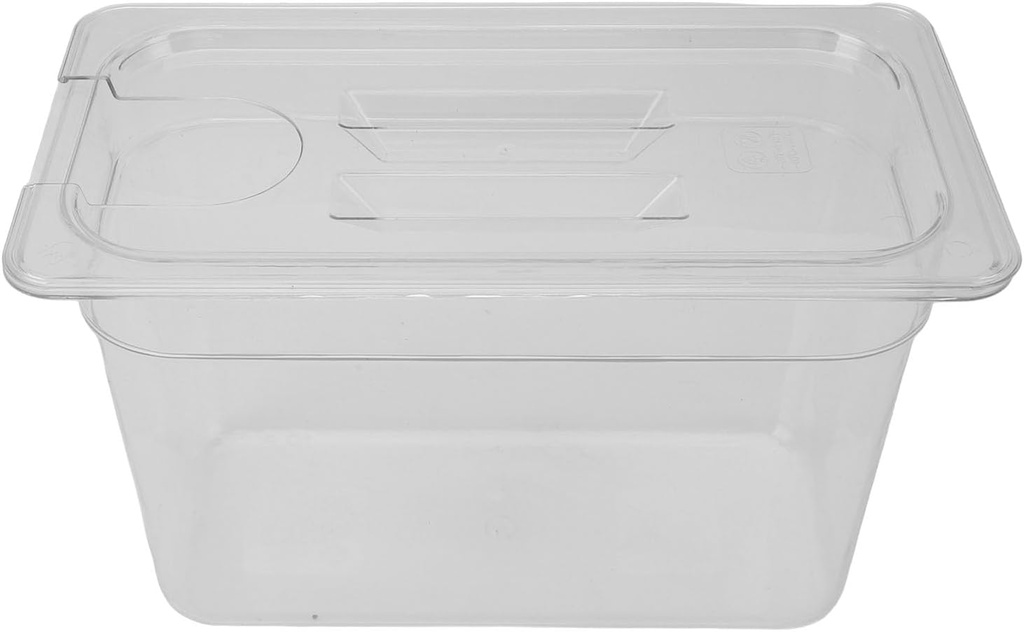 Sous Vide Container with Lid, 6.9 Liter Clear Slow Cooker Container, Low Temperature Slow Cooker Box, Multipurpose Kitchen Container