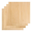 3MM BamboozBetter Premium Bamboo Plywood 1/8 inch x 12 inch x 12 inch (Nominal), 5 Ply, Carbonized Vertical – (Pack of 4) Perfect for Laser Cutting, Arts and Crafts, CNC and DIY Projects