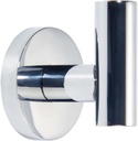 TUNNY 3 Pack Round Bathroom Towel Hooks - Chrome Robe & Coat Hooks for Bathroom & Bedroom