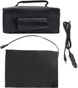 Fdit 12V Portable Car Microwave Oven Reheats in Minutes, Temperature Control, Suitable for Trucks, Travelers, Workers