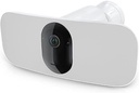 Arlo Pro 3 Floodlight Security Camera 2K HDR 2000-3000 Lumens | Wire-Free | Protect Driveways & Alleyways | Connects to Wi-Fi | Color Night Vision, Motion Sensor, 2-Way Audio, Rechargeable (White)