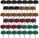 Rocaris 40 Pack 1 inch Abrasive Wheel Buffing Polishing Wheel Set for Rotary Tool - 25mm…