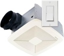 Broan SSQTXE080 Smart Sense Fan with Control, White Grille