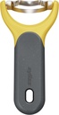 Zyliss Corn Stripper – Extra Sharp Corn on the Cob Stripper Tool & Kernel Remover with Stainless Steel Serrated Blade – Ergonomic Handle – Dishwasher Safe – Yellow/Black