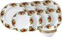 Royal Albert Old Country Roses 12-Piece Dinnerware Set Multicolor
