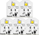 New Upgraded WR55X11132 Refrigerator Bulb Light Replacement Led Compatible WR55X25754 WR55X26486 WR55X30602 EAP12172918 4590213 AP6261806 PS12172918, No-Include Plastic Cover, Waterproof, 5PCS IN One