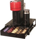 Black Temp glass drawer