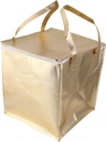 BESPORTBLE Zipper Tote Bag Insulated Tote Bag Large Capacity Cake Carrier Cooler Bag Lunch Bag Outdoor Picnic Bag with Handle for Camping Shopping 10inch (Golden) Portable Cooler