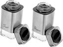 IMIKEYA 2pcs Glass Spice Bottles Glass Dispenser Aroma-protected Storage for Home Commercial Kitchens