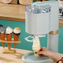 1L Soft Ice Cream Machine for Home, Automatic Mini Ice Cream Maker & Yoghurt Maker, Compact Machine for Bar and Café