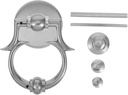 Knocker for Front Door European Door Knocker Ring Handle Housewarming Supply Accessory