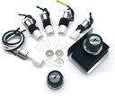 1836-13 7628 7629 Universal Igniter Kit for Weber Genesis 300 Series Front-Control Grills, Genesis E/S 310 320 330 Starter Kit, 65946 65942 Part, 4-Outlet Ignition Replacement 88826