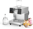 Snowflake Ice Machine, Commercial Shaved Ice Machine, Electric Snow Cone Maker, 10 Gears Adjustable Speed for Home, Outdoor Kitchen, Restaurant, Bakery, Café (Air Cooling, 180kg/24H)