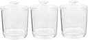 3pcs Loose Tea Tea Storage Container Sealed Lids Cookie Jar for Kitchen Counter