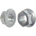 BCP Fasteners 40 Pack 3/8-16 Zinc Plated Serrated Flange Hex Lock Nuts (BCP271)