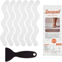 USA Patented Anti Slip Shower Stickers 24 PCS Safety Bathtub Strips Adhesive Decals with Premium Scraper for Bath Tub Shower Stairs