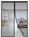 RELIANCER Fiberglass Magnetic Door Screen,Fit Door Size 30"x78",Auto Close Screen Door Mesh w/Magnets,Patio Doorway Net Screens,Self-Closing Doors Cover,Anti Mosquito Doorway Curtain,Mesh Partition