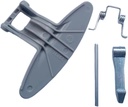 A set of washing machine accessories door hook and handle with bolts and springs Compatible with LG drum washing machine door handle buckle kit