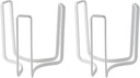 2-Piece Plate Organizer Set, Strong Iron Dish Holders for Space-Saving Kitchen Storage