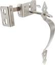 Hardware Essentials 853361 Stainless Heavy Duty Ornamental Thumb Latch (3")