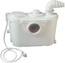 WinZo TP500 Toilet Macerator Sewerage Pump 500W with 3 Water Inlets for Rear Back Toilet Kitchen Bathroom Sink Laundry Machine Disposal