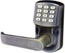 Electronic Keyless Door Lock Set - Antique Brass Finish (For Left-Hinged Doors Only)