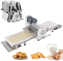 VEVOR Commercial Dough Sheeter Machine, 19.7-Inch Reversible Puff Pastry Sheeter and Fondant Roller, Electric Dough Roller 0-1.4" Adjustable Thickness, Folding Dough Sheeter for Bakeries, Pastries