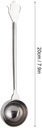 Fdit 0.35 Oz Stainless Steel Coffee Scoop Spoon with Long Handle Tablespoon Measure Scoops Espresso Maker Spoons for Tea Sugar Coffee Bean Flour 7.9 in
