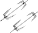 Rotating Spit for BBQ Skewers for Grilling Rotisserie Rod Air Fryer Rotisserie Grill Kit Electronic Oven Forks