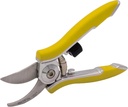 Dramm Bypass Pruner, Cut up to 5/8-inch in diameter, Stainless Steel Blade, Yellow