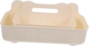 2pcs Bathroom Hanging Basket Kitchen Organization Wall Storage Pp Material Space-saver