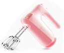 Hand Mixer Electric 5 Speed Mode, Hand Held Mixer with Turbo Button Steel Attachments fine