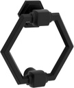 National Hardware N336-706 Powell Door Knocker, Matte Black